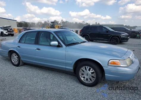 2003 Ford Crown Victoria Lx from USA, damaged, VIN 2FAFP74W33X110033